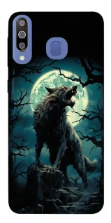 Чохол на Samsung Galaxy M30 Вовк під місяцем фото 1 з 1