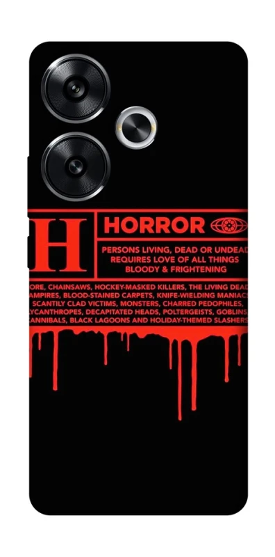 Чохол на Xiaomi Poco F6 Horror Halloween фото 1 з 1