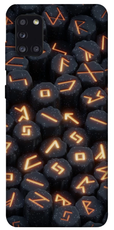 Чехол на Samsung Galaxy A31 Огненые руны фото 1 из 1