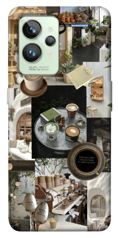 Чохол на Realme GT2 Coffee collage ver.4 фото 1 з 1