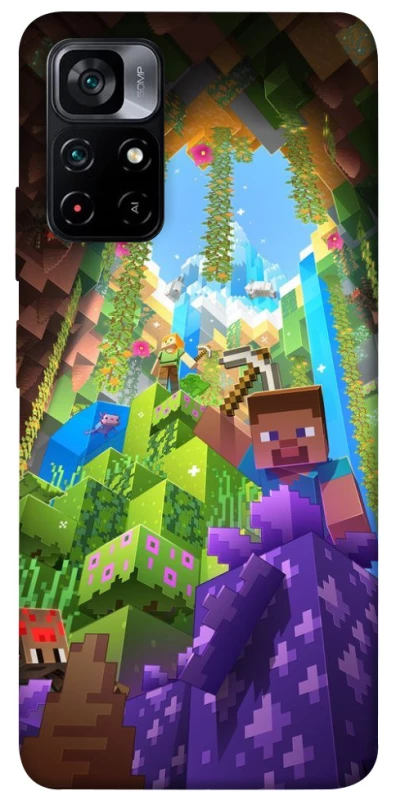 Чохол на Xiaomi Poco M4 Pro 5G Minecraft forever фото 1 з 1