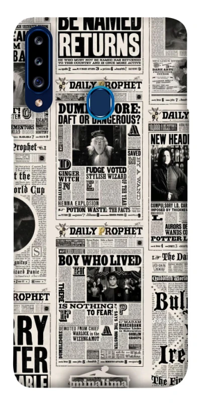 Чохол на Samsung Galaxy A20s Harry Potter newspaper фото 1 з 1