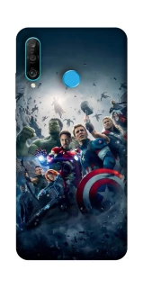 Чехол на Huawei P30 lite Marvel heroes фото 1 из 1