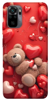 Чехол на Xiaomi Redmi Note 10 / Note 10s bear in hearts фото 1 из 1