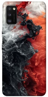 Чохол на Samsung Galaxy A41 Black and Red фото 1 з 1