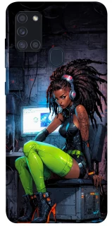 Чехол на Samsung Galaxy A21s Cyber girl фото 1 из 1