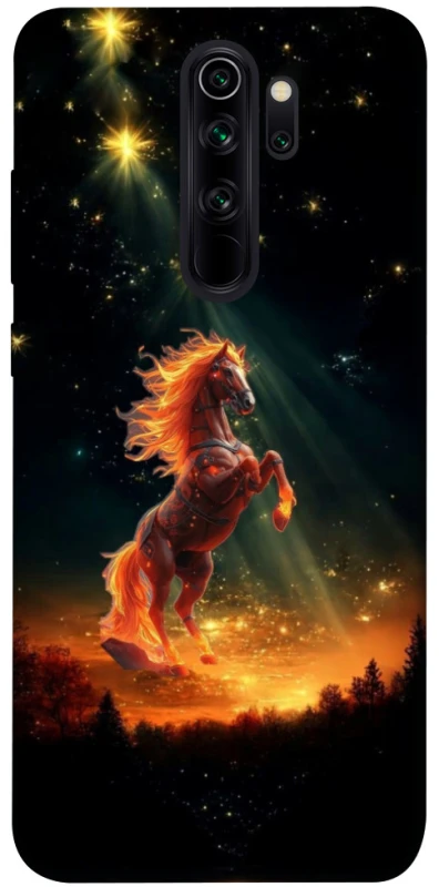 Чохол на Xiaomi Redmi Note 8 Pro Red Fire Horse ver.2 фото 1 з 1