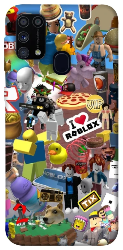 Чохол на Samsung Galaxy M31 Roblox collage ver.5 фото 1 з 1