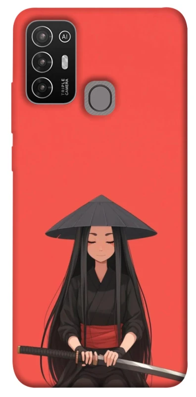 Чехол на ZTE Blade A52 Red samurai фото 1 из 1