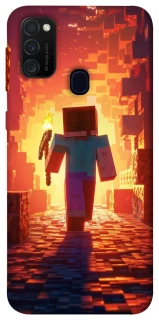 Чехол на Samsung Galaxy M30s / M21 Minecraft adventure фото 1 из 1