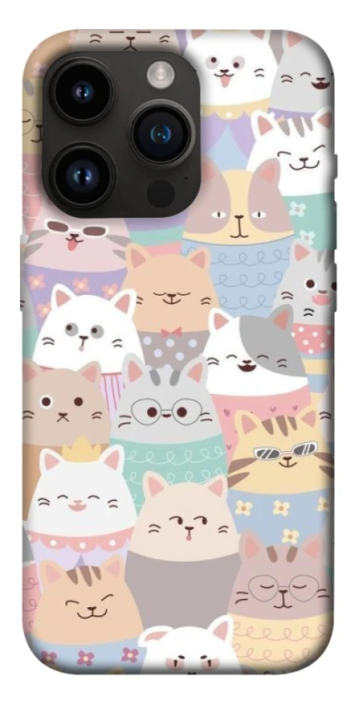 Чохол на Apple iPhone 14 Pro (6.1") Funny Kittens ver.2 фото 1 з 1