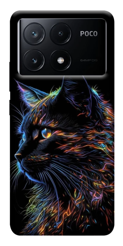 Чехол на Xiaomi Poco X6 Черный кот фото 1 из 1