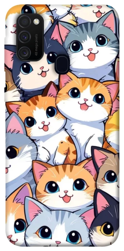 Чохол на Samsung Galaxy M30s / M21 Cute Cat v2 фото 1 з 1