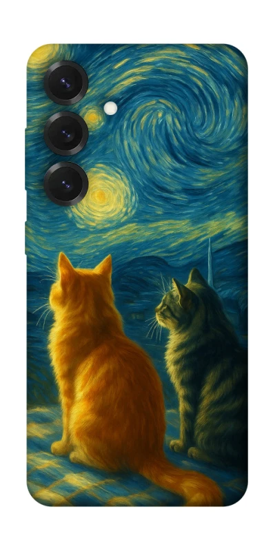 Чохол на Samsung Galaxy S26 Edge Cats under the stars фото 1 з 1