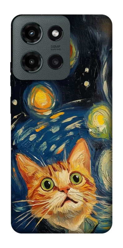 Чохол на Motorola Moto G Power (2025) paint cat фото 1 з 1