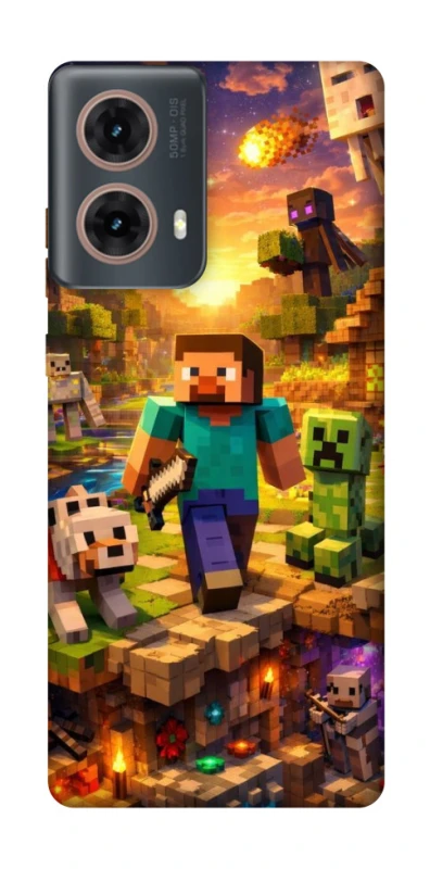Чохол на Motorola Moto G85 Minecraft v6 фото 1 з 1