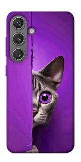 Чохол на Samsung Galaxy S24+ Кіт-підглядач фото 1 з 1