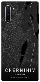 Чехол на Samsung Galaxy Note 10 Chernihiv map фото 1 из 1