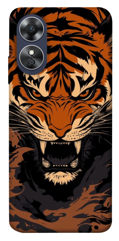 Чехол на Oppo A17 cool tiger фото 1 из 1