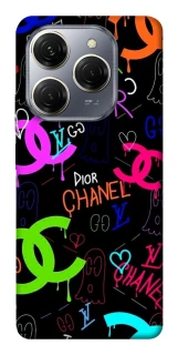 Чехол на TECNO Spark 20 Pro Fashion collage ver.5 фото 1 из 1