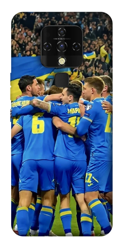 Чехол на TECNO Camon 16 SE Сборная Украины v3 фото 1 из 1