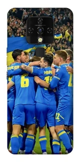 Чехол на TECNO Camon 16 SE Сборная Украины v3 фото 1 из 1