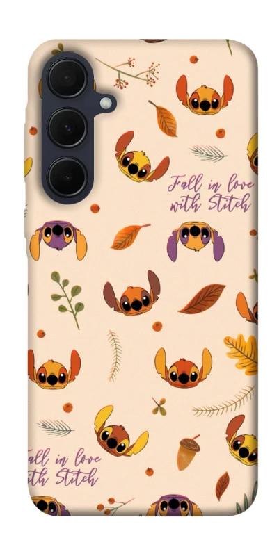 Чохол на Samsung Galaxy A55 Fall in love with Stitch фото 1 з 1