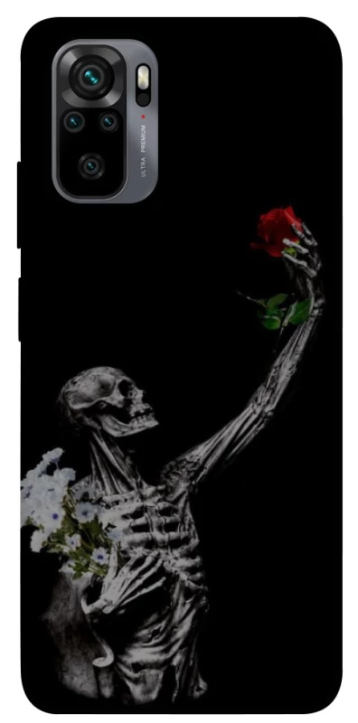 Чехол на Xiaomi Poco M5s Skeleton vs Rose фото 1 из 1