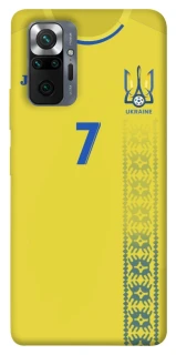 Чохол на Xiaomi Redmi Note 10 Pro UA-Football ver.3 фото 1 з 1