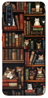 Чохол на Samsung Galaxy A70 (A705F) Cats & Books фото 1 з 1