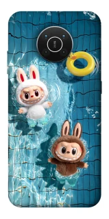 Чохол на Nokia X10 / X20 Labubu in the pool фото 1 з 1