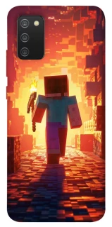Чохол на Samsung Galaxy A02s Minecraft adventure фото 1 з 1