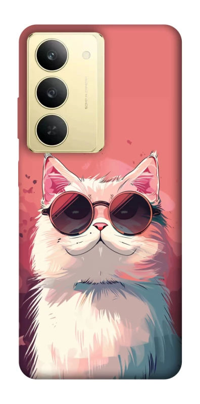 Чехол на Realme 14x Сat with glasses фото 1 из 1