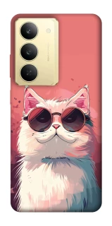 Чехол на Realme 14x Сat with glasses фото 1 из 1