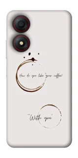 Чехол на ZTE Blade A34 4G Coffee with you фото 1 из 1