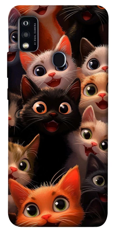 Чохол на ZTE Blade A51 happy cats фото 1 з 1