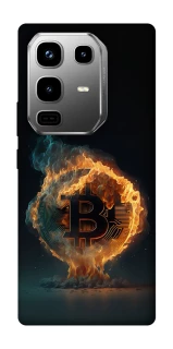 Чохол на Infinix Note 50 Pro Fire Bitcoin фото 1 з 1