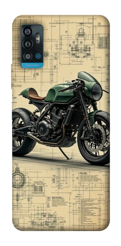 Чохол на ZTE Blade A71 Bike model фото 1 з 1