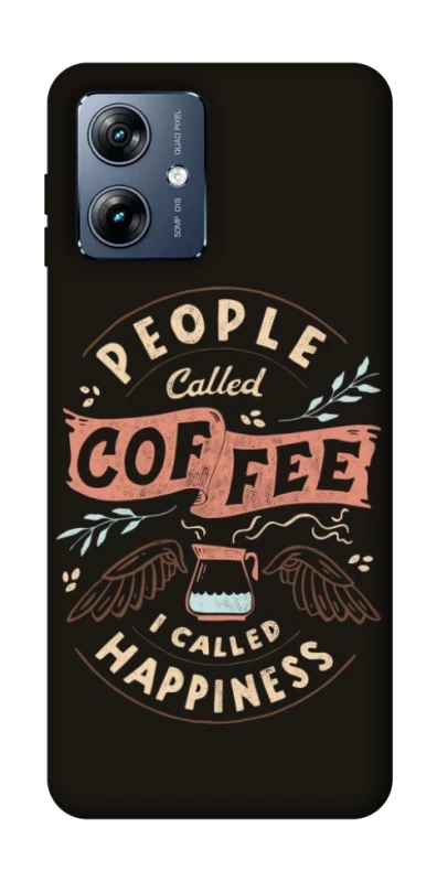 Чохол на Motorola Moto G54 Power Сoffee happiness фото 1 з 1