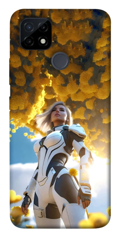 Чохол на Realme C21Y Cyber space girl ver.3 фото 1 з 1