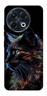 Чохол на TECNO Spark 30 Pro (KL7) Чорний кіт фото 1 з 1