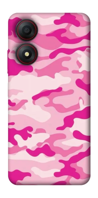 Чохол на ZTE Blade A34 4G camouflage pink фото 1 з 1