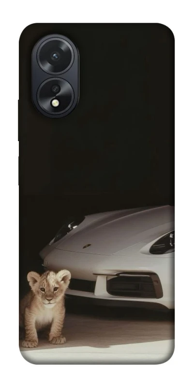 Чехол на Oppo A18 Porsche white фото 1 из 1