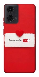 Чохол на Motorola Moto G24 Love Mode ON фото 1 з 1