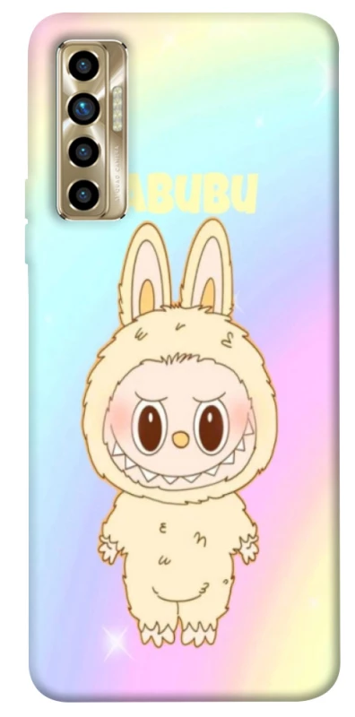 Чохол на TECNO Camon 17P Fluffy Rainbow Labubu фото 1 з 1