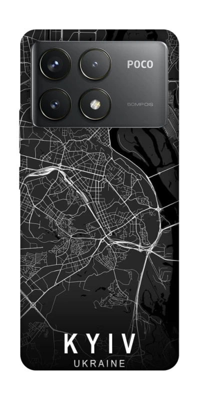 Чохол на Xiaomi Poco F6 Pro Kyiv map фото 1 з 1