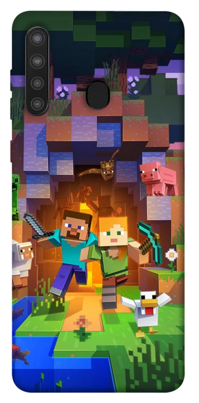 Чохол на Samsung Galaxy A21 Minecraft game фото 1 з 1