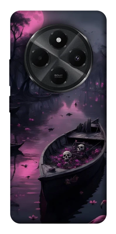 Чехол на Xiaomi Poco M7 Boat and flamingo фото 1 из 1