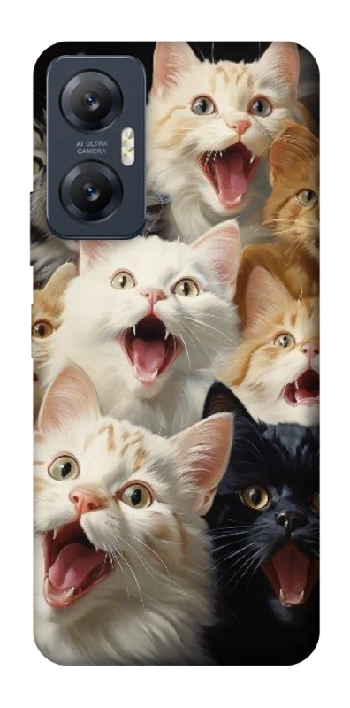 Чехол на Infinix Hot 20 5G Коты фото 1 Чехол на Infinix Hot 20 5G Коты фото 1 из 1