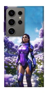 Чехол на Samsung Galaxy S24 Ultra Cyber space girl ver.4 фото 1 из 1